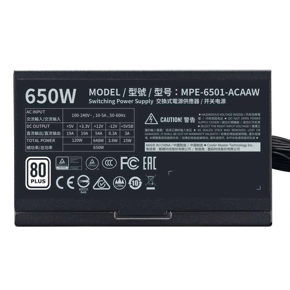 پاور Cooler Master MWE 650 WHITE 230V V2 650W