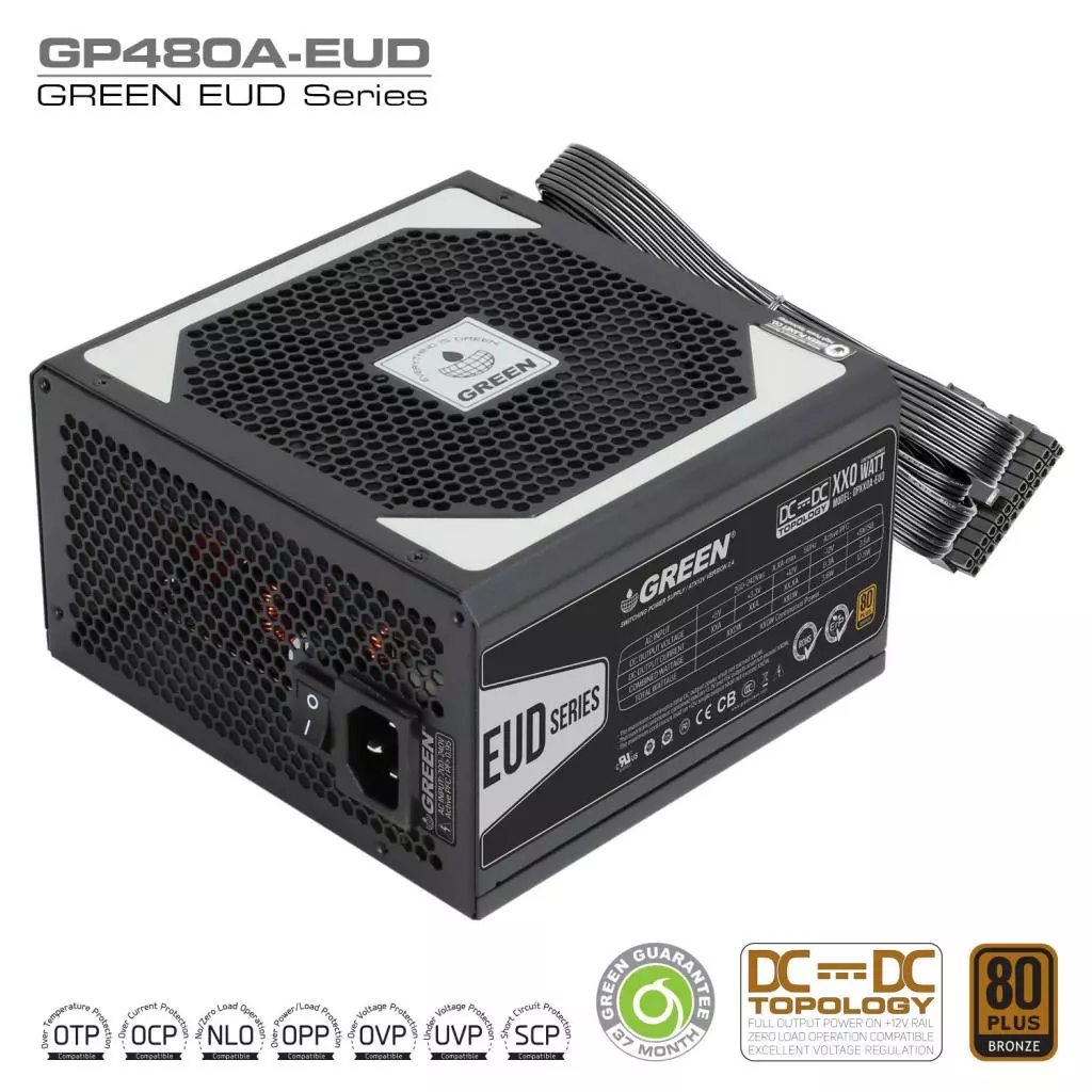 پاور گرین GREEN GP480A-EUD 480W