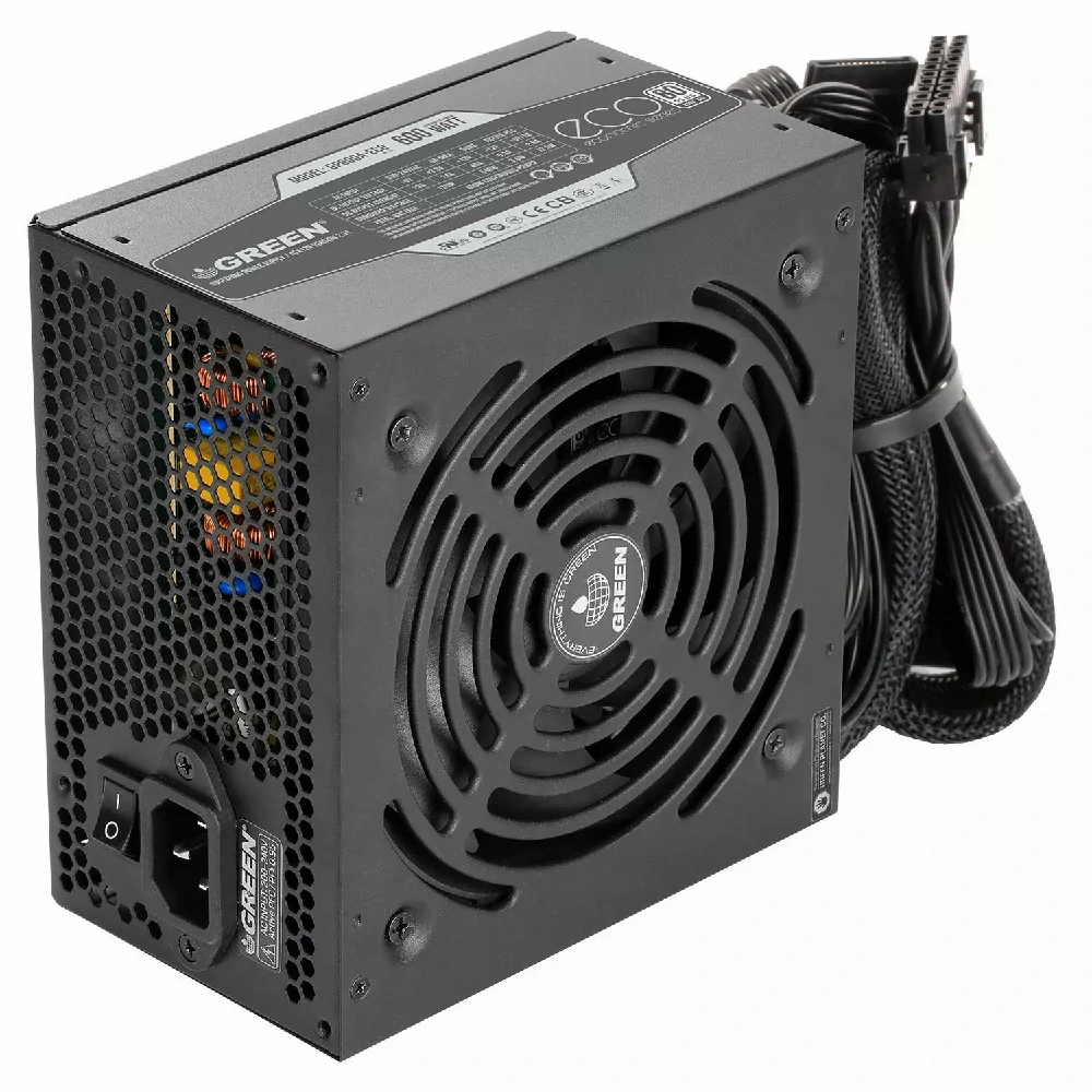 پاور گرین GREEN GP600A-ECO Rev3.1 600W