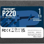 حافظه SSD Patriot P220 - ظرفیت 1 ترابایت