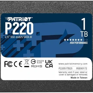حافظه SSD Patriot P220 - ظرفیت 1 ترابایت