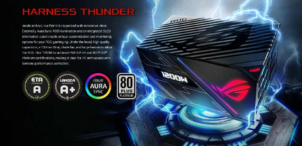 پاور ASUS ROG THOR 1200P 1200W