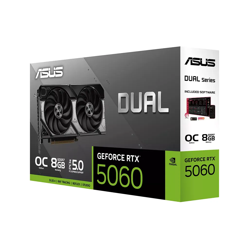 کارت گرافیک ASUS DUAL RTX 5060 OC Edition
