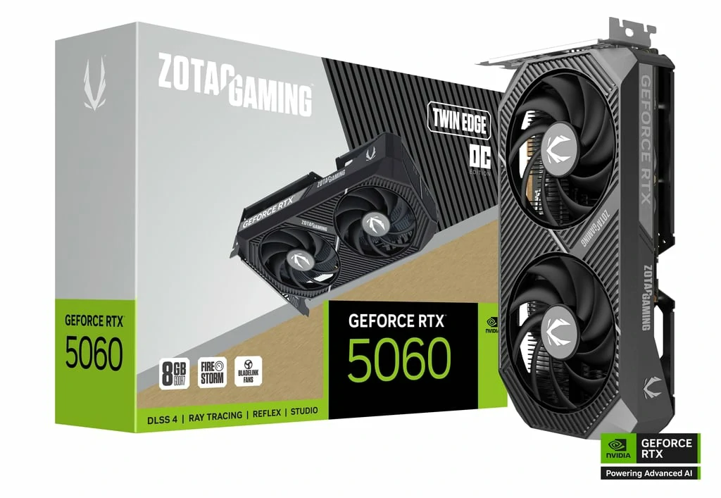 کارت گرافیک ZOTAC RTX 5060 Twin Edge OC